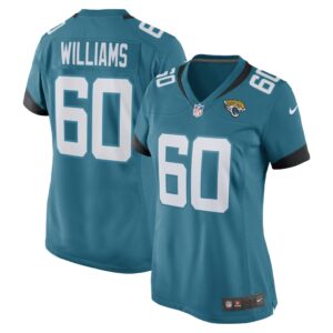 Women's Jacksonville Jaguars Darryl Williams Nike Teal Game Player Jersey