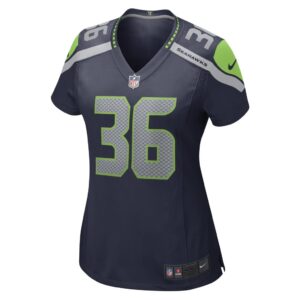 Women's Seattle Seahawks Darwin Thompson Nike College Navy Game Player Jersey