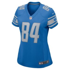 Daurice Fountain Detroit Lions Nike Women's Team Game Jersey - Blue