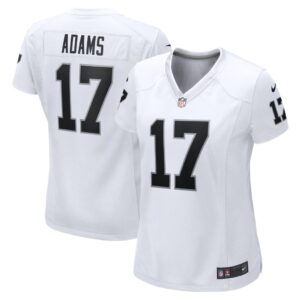 Women's Las Vegas Raiders Davante Adams Nike White Game Jersey