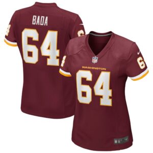 Women's Washington Football Team David Bada Nike Burgundy Game Player Jersey