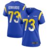 Women's Los Angeles Rams David Edwards Nike Royal Game Jersey