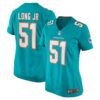 David Long Jr. Miami Dolphins Nike Women's Game Jersey - Aqua