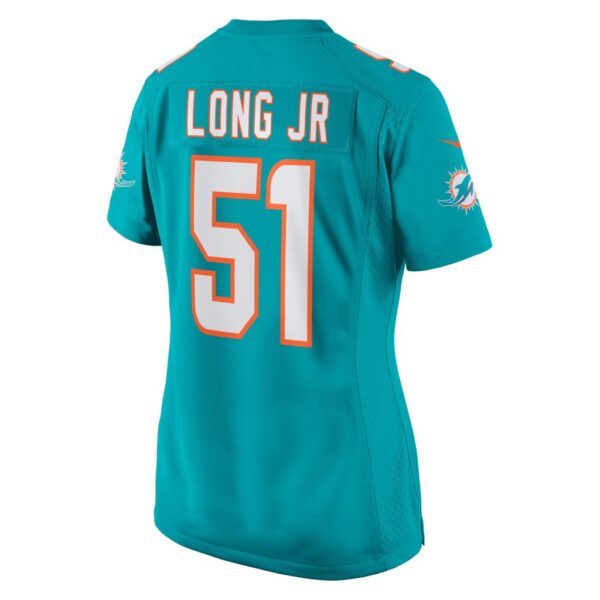 David Long Jr. Miami Dolphins Nike Women's Game Jersey - Aqua