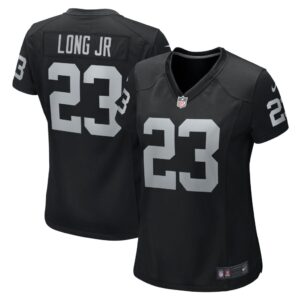 David Long Jr. Las Vegas Raiders Nike Women's Team Game Jersey - Black