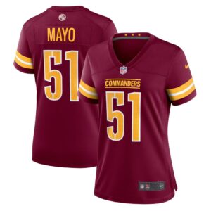 Women's Washington Commanders David Mayo Nike Burgundy Game Player Jersey