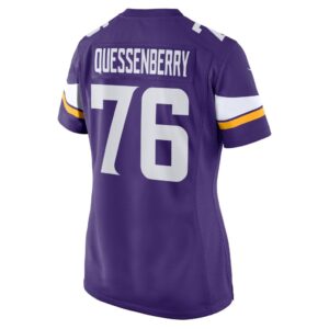 David Quessenberry Minnesota Vikings Nike Women's Team Game Jersey - Purple