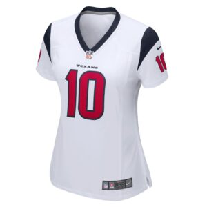 Women's Houston Texans Davis Mills Nike White Game Player Jersey