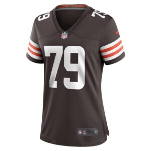 Dawand Jones Cleveland Browns Nike Women's Team Game Jersey - Brown