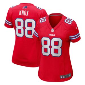 Women's Buffalo Bills Dawson Knox Nike Red Alternate Game Jersey