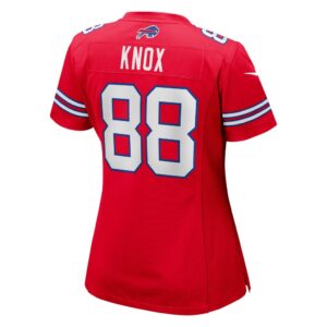 Women's Buffalo Bills Dawson Knox Nike Red Alternate Game Jersey