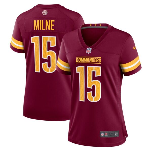 Dax Milne Washington Commanders Nike Women's Game Jersey - Burgundy