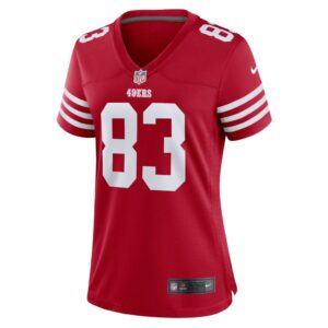 Women's San Francisco 49ers Dazz Newsome Nike Scarlet Home Game Player Jersey