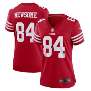 Women's San Francisco 49ers Dazz Newsome Nike Scarlet Team Game Jersey