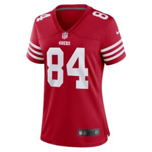 Women's San Francisco 49ers Dazz Newsome Nike Scarlet Team Game Jersey