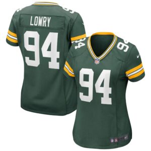 Women's Green Bay Packers Dean Lowry Nike Green Game Jersey