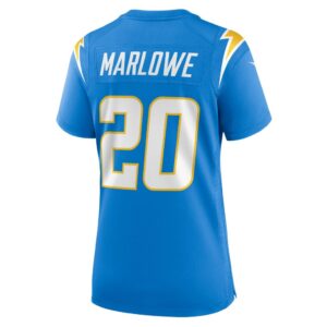 Dean Marlowe Los Angeles Chargers Nike Women's Team Game Jersey - Powder Blue