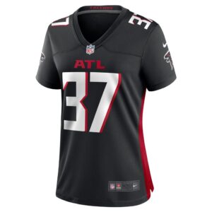 Women's Atlanta Falcons Dee Alford Nike Black Player Game Jersey