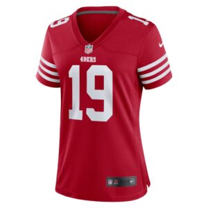 Women's San Francisco 49ers Deebo Samuel Nike Scarlet Team Game Player Jersey