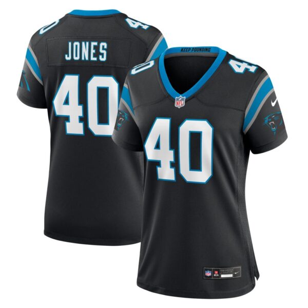 Deion Jones Carolina Panthers Nike Women's Game Jersey - Black