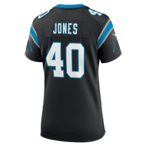 Deion Jones Carolina Panthers Nike Women's Game Jersey - Black