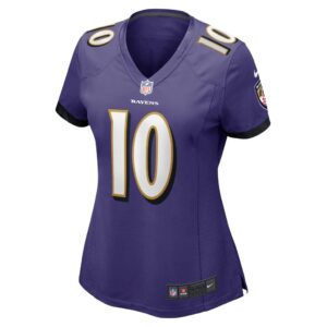 Women's Baltimore Ravens Demarcus Robinson Nike Purple Game Player Jersey