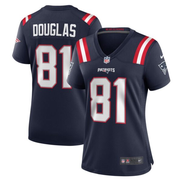 Demario Douglas New England Patriots Nike Women's Game Jersey - Navy