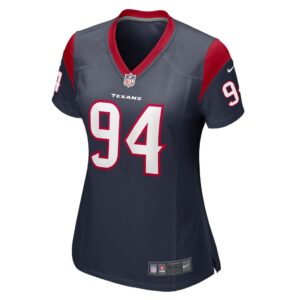 Women's Houston Texans Demone Harris Nike Navy Game Player Jersey