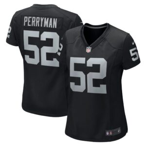 Women's Las Vegas Raiders Denzel Perryman Nike Black Game Jersey