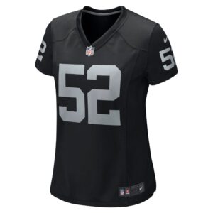 Women's Las Vegas Raiders Denzel Perryman Nike Black Game Jersey