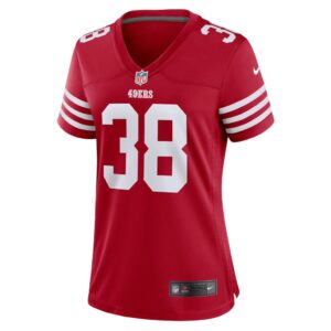 Women's San Francisco 49ers Deommodore Lenoir Nike Scarlet Game Player Jersey