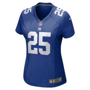 Deonte Banks New York Giants Nike Women's Team Game Jersey - Royal