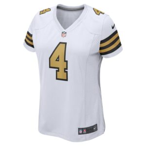 Derek Carr New Orleans Saints Nike Women's Alternate Game Jersey - White