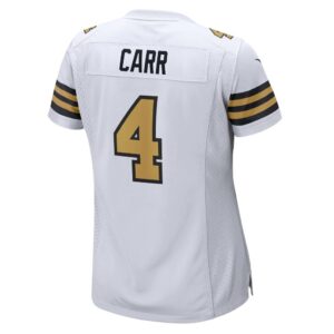 Derek Carr New Orleans Saints Nike Women's Alternate Game Jersey - White