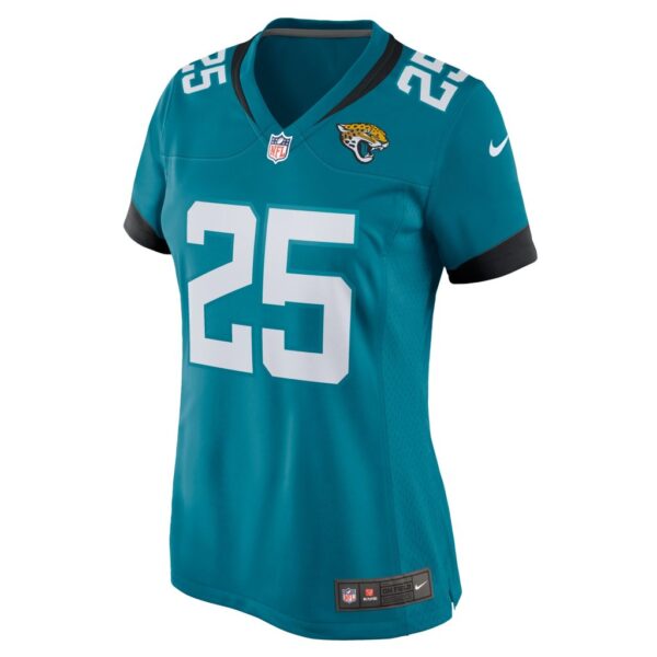 D'Ernest Johnson Jacksonville Jaguars Nike Women's Team Game Jersey - Teal