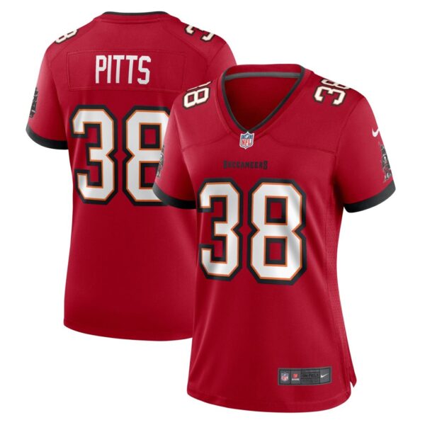 Derrek Pitts Tampa Bay Buccaneers Nike Women's Game Jersey - Red