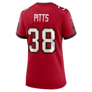 Derrek Pitts Tampa Bay Buccaneers Nike Women's Game Jersey - Red