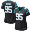 Women's Carolina Panthers Derrick Brown Nike Black Game Jersey