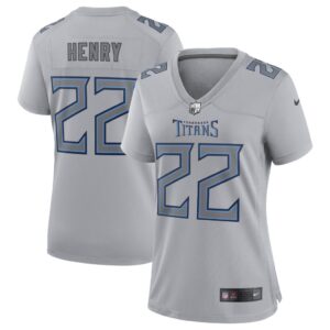 Women's Tennessee Titans Derrick Henry Nike Gray Atmosphere Fashion Game Jersey