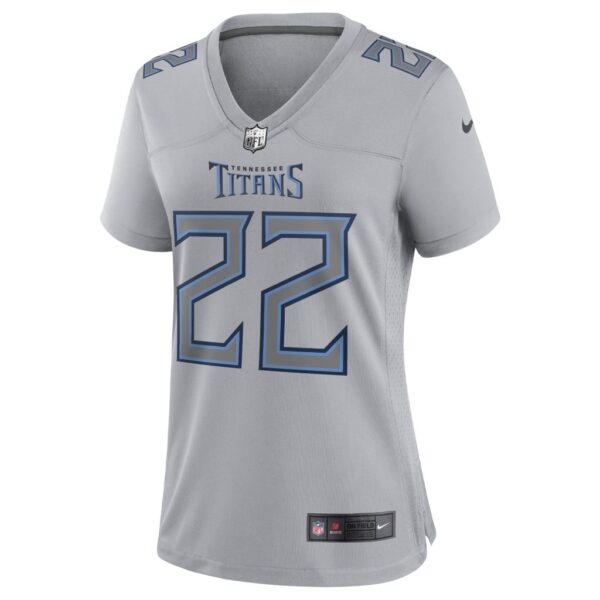 Women's Tennessee Titans Derrick Henry Nike Gray Atmosphere Fashion Game Jersey