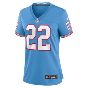 Derrick Henry Tennessee Titans Nike Women's Player Jersey - Light Blue