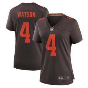 Women's Cleveland Browns Deshaun Watson Nike Brown Alternate Game Jersey