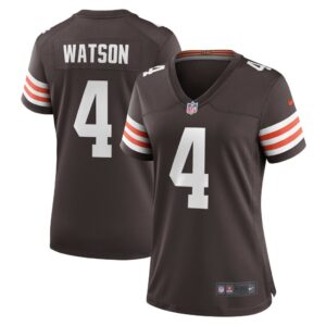 Women's Cleveland Browns Deshaun Watson Nike Brown Game Jersey