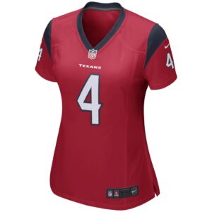 Women's Nike Deshaun Watson Red Houston Texans Team Color Game Jersey