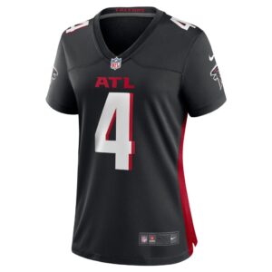 Women's Atlanta Falcons Desmond Ridder Nike Black Player Game Jersey