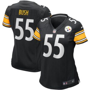 Women's Nike Devin Bush Black Pittsburgh Steelers Game Player Jersey