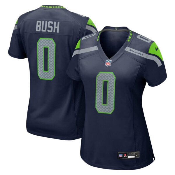 Women's Seattle Seahawks Devin Bush Nike College Navy Game Jersey