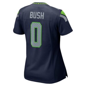 Women's Seattle Seahawks Devin Bush Nike College Navy Game Jersey