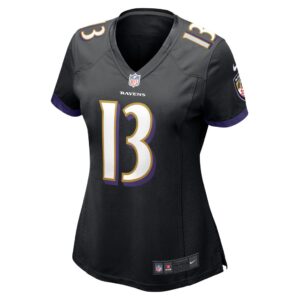 Women's Baltimore Ravens Devin Duvernay Nike Black Game Player Jersey