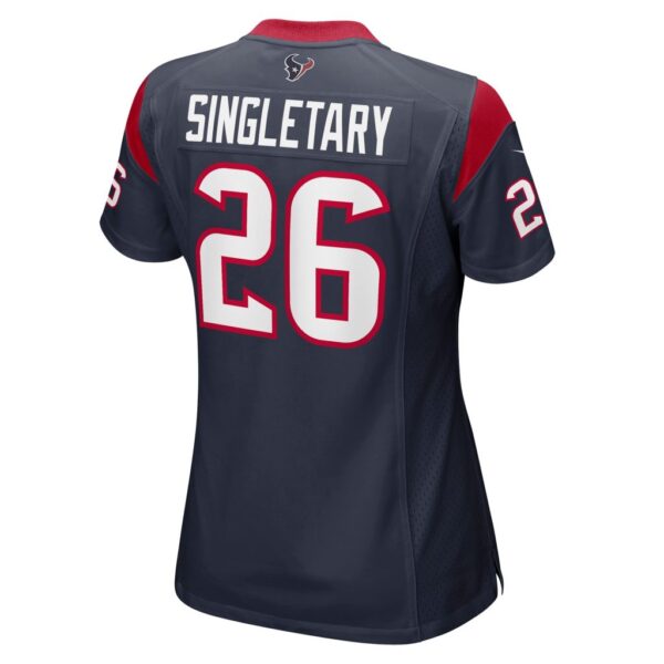 Devin Singletary Houston Texans Nike Women's Team Game Jersey - Navy